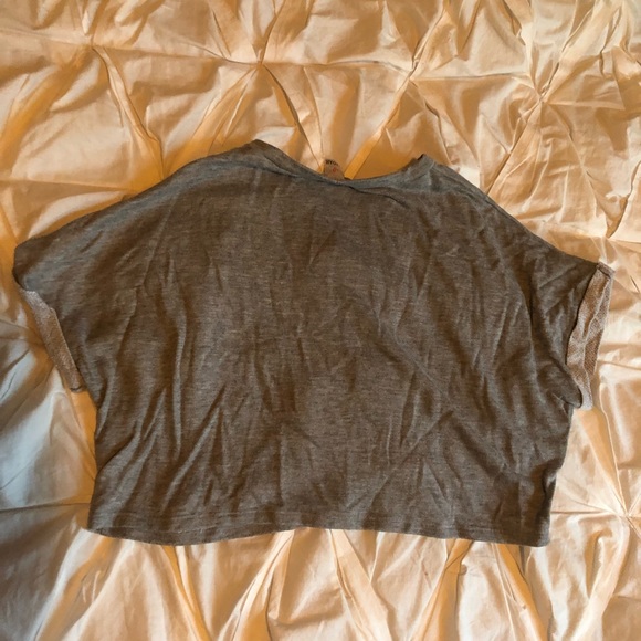 Distressed Crop Top - Picture 2 of 4